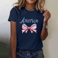 thumbnail image 2 of 250 Years 1776 2026 250th Birthday USA American Flag Womens T-Shirt Blue,XL, 2 of 4