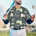 thumbnail image 4 of Fotbe Gamers Baseball Jersey Shirt for Men and Women, Casual Short Sleeves Button Down T-Shirt-, 4 of 9