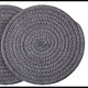 thumbnail image 3 of 3 uds 18cm hecho a mano para platos calientes, tapetes para platos calientes de algodón Natural, juego de almohadillas tejidas resistentes al calor para ollas, 3 of 5