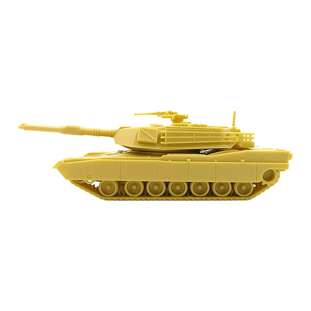 Kits de modelos de tanque a escala 1:72, modelo de tanque de vehículo, juguete DIY, simulación de ensamblaje coleccionable para niñas, niños, regalo M1A2