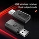 thumbnail image 1 of 2PCS Bluetooth 5.0 Transmitter Receiver 4IN1 Wireless Audio 3.5mm USB Aux Adapter, 1 of 4