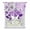 Purple, variant on Turquoise Morocco Tie Up Curtains for Windows, Adjustable Rod Pocket Valance Shade, Grey Ombre Retro Mottled Painting Art Light Filtering Window Treatment for Kitchen Bedroom Living Room 34"x 45"