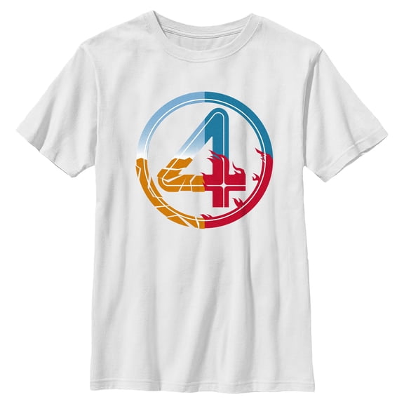 Boys The Fantastic Four: First Steps Power Emblem T Shirt