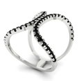 thumbnail image 2 of Statement Engagement Ring for Women - 0.5ct Natural Onyx in 14K White Gold Promise Ring, 2 of 7