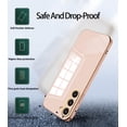 thumbnail image 5 of Compatible with Samsung Galaxy S23 Plus Case Silicone with Camera Protection, Samsung S23 Plus Phone Case Shockproof for Women Men Anti-Scratch Ultra Thin Plating Electroplate Soft Cases (Pink), 5 of 13