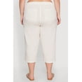 thumbnail image 5 of Womens Plus Size Tie Cargo Pocket Capri Pants, 5 of 5