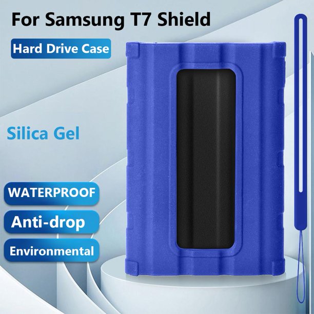 Waterproof Solid State Drive Cover for T7 Shield (Midnight Blue)