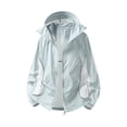 thumbnail image 2 of IhhxPro Men's Uv Protection Sun Jacket Quick Dry Lightweight Hoodie Summer Hooded Long Sleeve Outdoor Fishing Hiking Breathable Activewear Slim Fit S-3XL, 2 of 8