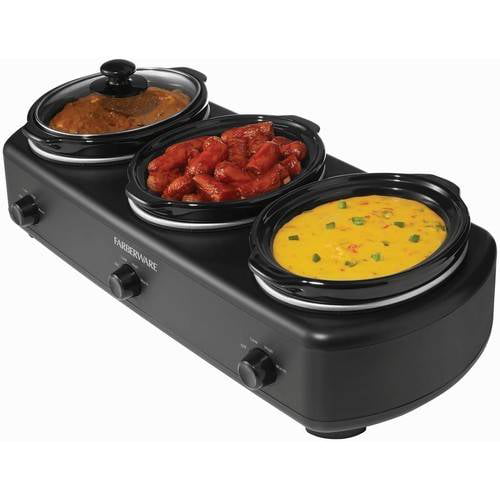 Slow Trio Cooker and Food Warmer Starting at ONLY $20 – Crock Pot,  Farberware!