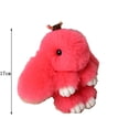 thumbnail image 3 of TopLLC Rabbit Costume Cute Rabbit Pendant Car Keychain Bag Accessories Soft Rabbit Velvet Ball Pendant Handmade Soft Rabbit Velvet Ball Pendant, 3 of 4