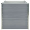 thumbnail image 2 of vidaXL Raised Garden Bed 160x80x77 cm Galvanised Steel Grey, 2 of 4