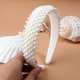 thumbnail image 4 of Pearl Headbands for Women Ladies,White Hairband Headwear Headdress Wedding Hair Accessories Bling Hair Clip Hairpins Barrette Styling Tools Accessorie, 4 of 4