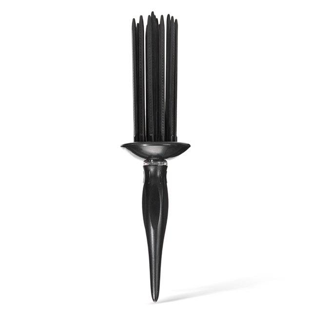 Peine esponjoso Air Feeling, peine enrollable para rizar el cabello con 17 dientes, antideslizante para cabello rizado