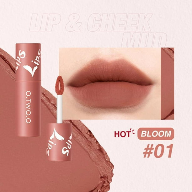 Arcilla para labios de doble uso EZLIFE con tinte mate aterciopelado lor12 Pigmented Co G2024 I9Q5 2 g