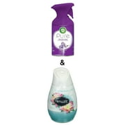 Aroma Adjustables Long Last Air Freshener, After The Rain, 7 Ounces By Renuzit & Pure Air Freshener, Purple Lavender 5.50 oz by Air Wick