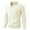 Beige, variant on Men's Solid Color Casual Sports Knitted Cardigan - Fashionable Double Head Zipper Sweater for Autumn Winter Layering, Casual Outings, and Christmas Socials,Beige,L