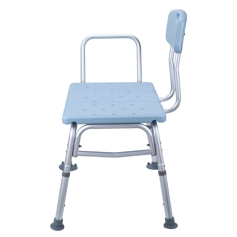 Fch Medical Bathroom Safety Shower Tub Aluminium Alloy Bath Chair Transfer Bench With Back Handle Blue Walmartcom Walmartcom