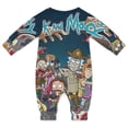 thumbnail image 2 of Rick And Morty Unisex Baby Boy Girl Rompers Long Sleeve Infant Jumpsuits Babies' Outfits Fall Winter Clothes 18-24M, 2 of 5