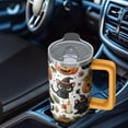 thumbnail image 5 of Halloween Scary Ghost 30 Oz Tumbler with Handle and Straw, Spooky Stainless Steel Cup, Gift for Women, 5 of 5