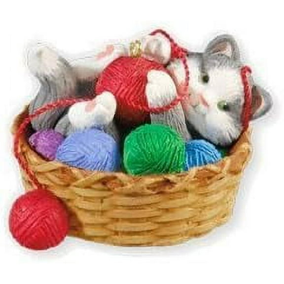 2010 Mischievous Kittens Hallmark Keepsake Christmas Tree Ornament - QX8106