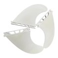 thumbnail image 1 of 3x Aletas de tabla de surf de liberación rápida Reemplazo Profesional Premium Portátil Accesorio de alto rendimiento Fácil de instalar Blanco, 1 of 8
