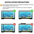 thumbnail image 2 of HiTauing Aquarium Heater, Upgraded 300W/500W Fish Tank Heater with Intelligent Leaving Water Automatically Stop Heating and Advanced Temperature Control System, Suitable for Saltwater and Freshwater, 2 of 8