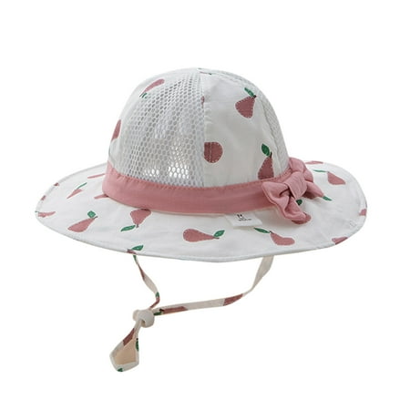 

Kids Caps Baby Boys Girls Fruit Animal Sunscreen Cap Baby Hat Bucket Cap