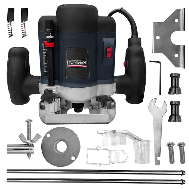 Router Para Madera Foreman 1400 W Rebajadora Velocidad Variable FO3608