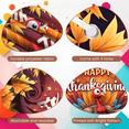 thumbnail image 3 of Decorative Design Happy Thanksgiving Banner Colorful Theme Autumn Leaves Harvest Turkey for Family Gathering Seasonal Celebration Indoor Decoration, 3 of 3