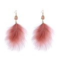 thumbnail image 1 of Joyería de moda Pendientes de gran marca Pendientes de felpa de plumas exageradas Pendientes de mujer elegantes de lujo Regalo único, 1 of 6