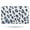 White and Blue, variant on White and Blue Of Leopard Print Bathroom Rugs Mat,Non Slip Microfiber Bathroom Rug,Rubber Backing,Soft Bathroom Mats for Bathroom Floor,Tub and Shower,17x27in(43x68cm)