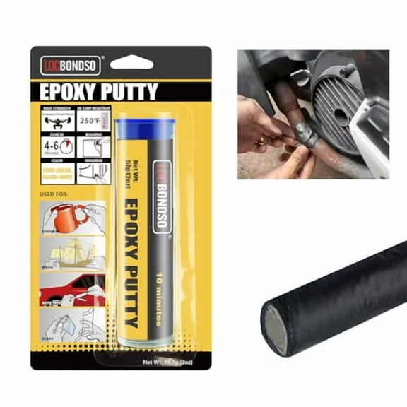 Epoxy Putty, Strong Bond Epoxy Putty Stick, Fast Setting | Waterproof & Heat Resistant, Easy Repair for All Purpose Metal, Plastic, Wood, Ceramics, Glass, Grey(2 oz.)