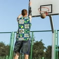 thumbnail image 5 of Sikiie Lemon and Leaves Basketball Jersey Reversible Men's Mesh Athletic Sports Shirts Training Practice S-4XLMedium, 5 of 6