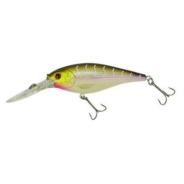 Berkley Flicker Shad Fishing Lure, Purple Tiger, 1/4 oz