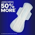 thumbnail image 4 of Always Maxi Overnight Pads with Wings for Women, Size 5, Extra Heavy Overnight Absorbency, Unscented, 4 of 16