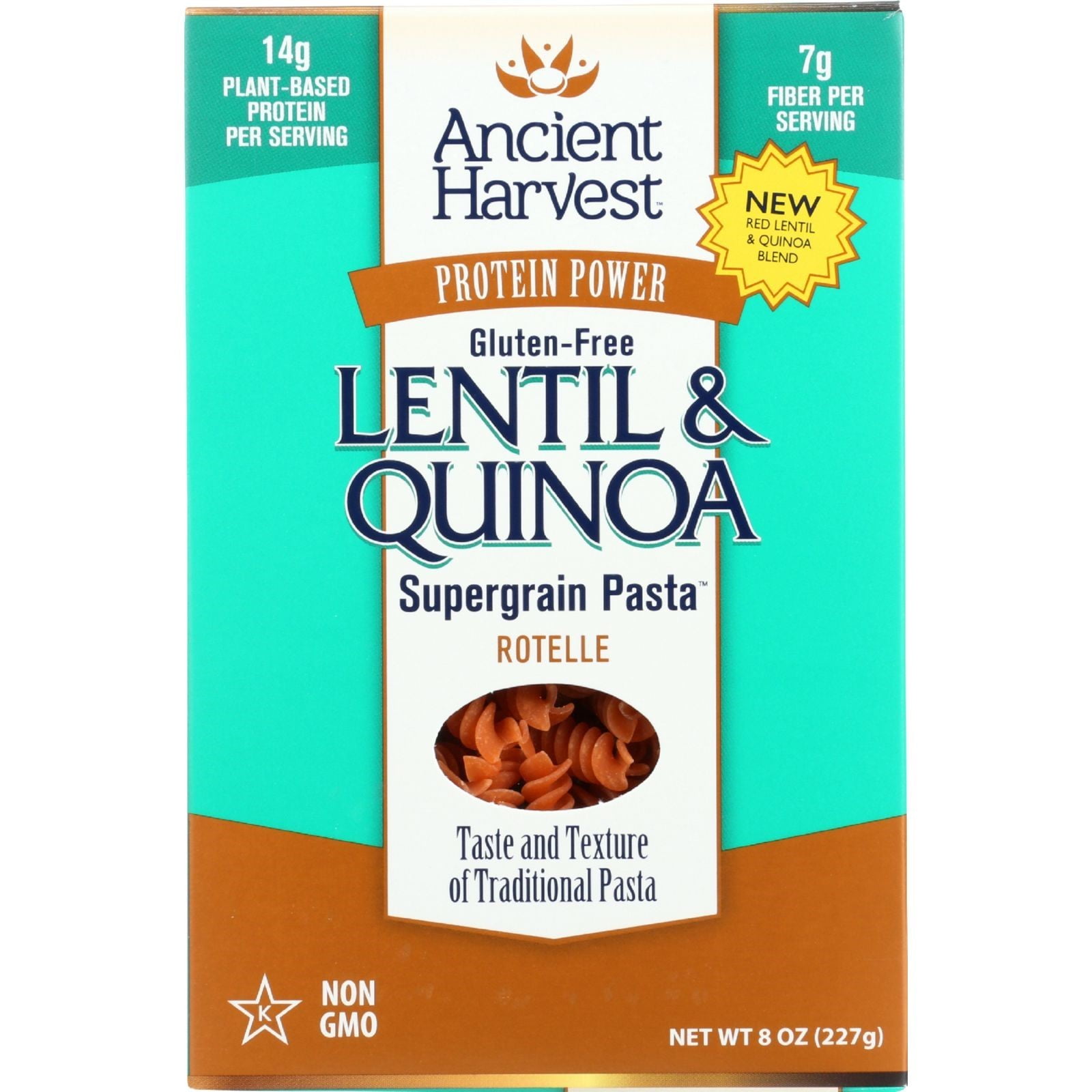 Ancient Harvest Protein Power Gluten Free Lentil & Quinoa Rotelle, 8 Oz by Quinoa Corporation