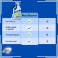 thumbnail image 4 of Black Diamond Ultimate Grout Cleaner: Best Cleaner for Tile,Ceramic,Porcelain, Marble Acid-Free Safe Deep Cleaner & Stain Remover for Even The Dirtiest Grout. (1-Quart/1-Brush), 4 of 9