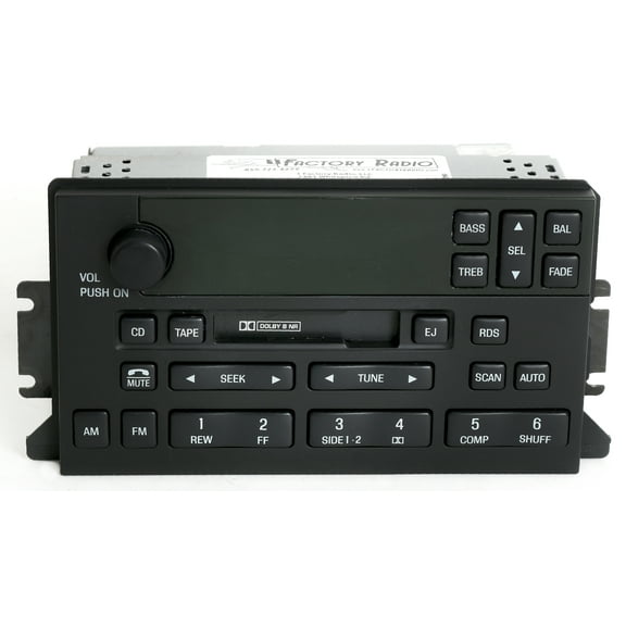 Restored Lincoln 19992002 Continental Radio AM FM Cassette Player Part XF3F18C870AE (Refurbished)