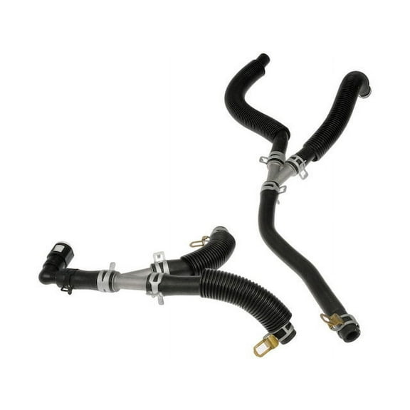 Heater Hose and Tube Assembly Set with Auxiliary Heater - Compatible with 2011 - 2016 Chrysler Town and Country 3.6L V6 2012 2013 2014 2015