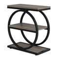 thumbnail image 2 of Yardi Yard 3-Shelf End Table, Modern Industrial, 23.62"W x 25.59"H, 11.81"D, Bedside Tables Small Dresser for Small Space, 2 of 4