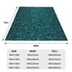 thumbnail image 3 of Fotbe teal sparkling Manta de Franela Acolchonada con Estampado, Súper Suave y Esponjosa, Extra Grande para Sofá, Cama, Uso Todo el Año-60"x50", 3 of 7