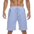 thumbnail image 4 of HAOMEILI Men's Shorts Casual Classic Fit Drawstring Summer Beach Shorts with Elastic Waist and Pockets, 4 of 6