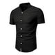thumbnail image 3 of Camisa Hombre Manga Corta Corte Pegado Strech Cuello Mao G, 3 of 5