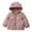 Pink, variant on REDARER Kids Hooded Puffer Jacket, Winter Thick Warm Coat for Children, Padded Outerwear for Cold Weather,Size:12-18 Months