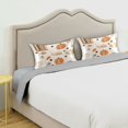 thumbnail image 3 of Yayeee Pillowcase King Size Set of 2 Satin Wrinkle Resistant Pillow Case, Orange Fall Pumpkin, 3 of 7