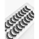 thumbnail image 1 of 10 Pares De Pestañas Postizas Naturales Largas De Maquillaje Visón 3d Extensión Para Belleza Gao Jiahui  unisex, 1 of 2