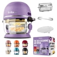 thumbnail image 1 of Freidora de aire no tóxica - AirFryer de vidrio de 5 cuartos con visibilidad de 360, autolimpieza, freidora de aire Vortex de 400 F para una cocción uniforme, sin BPA, sin teflón, funciones 6 en 1, as, 1 of 5