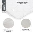 thumbnail image 4 of Defend-A-Bed Mattress Protector in Cool Breathable & Noiseless Mattress Pad Waterproof with Deluxe Quilted Mattress Protector, Fitted Mattress Pad, Mattress Cover - Full Size Bed, White, 4 of 11