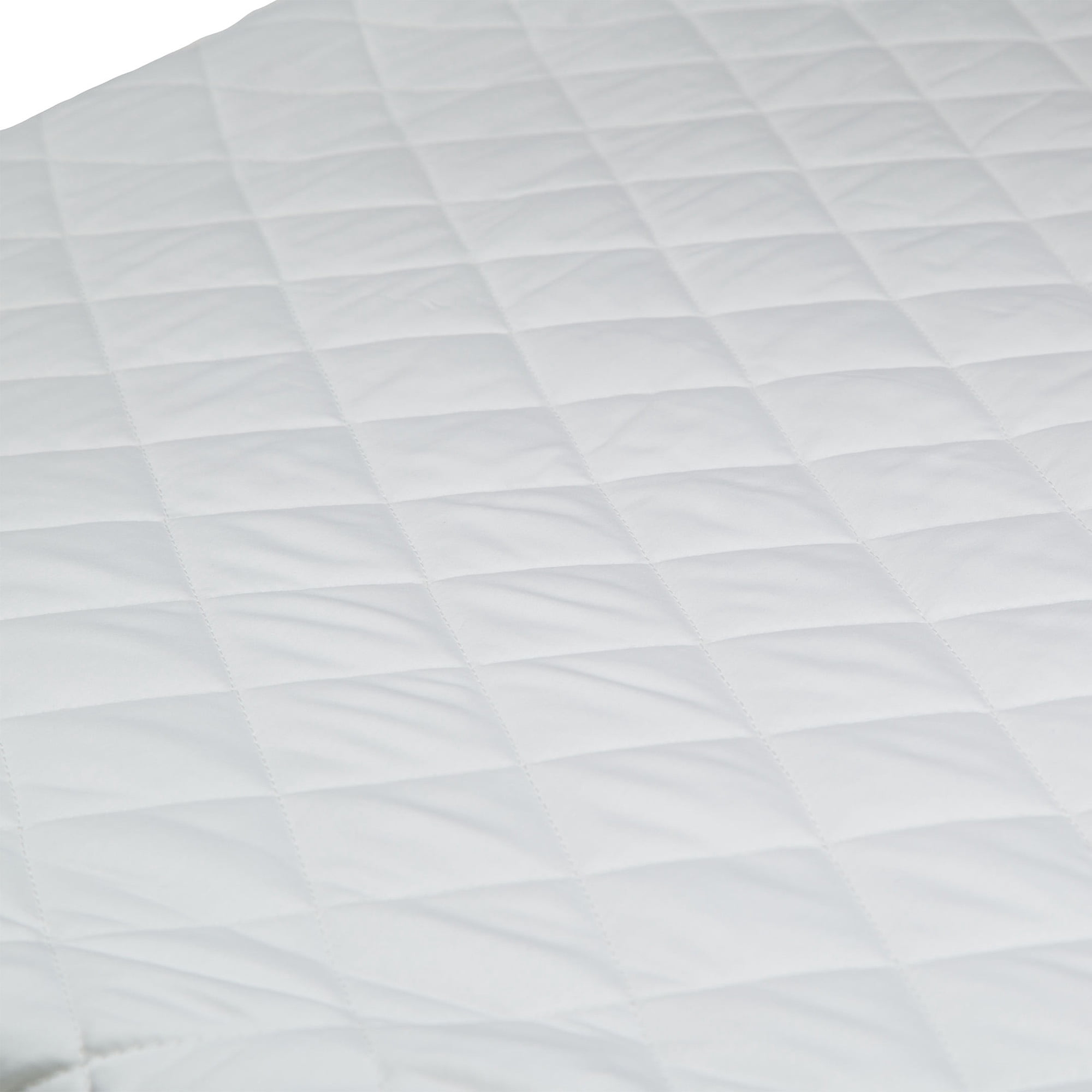 Beautyrest Black Luxury Fitted Baby Crib Mattress Pad Cover | Waterproof | 52? x 28? | Machine Washable (Bright White)