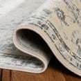 thumbnail image 6 of SAFAVIEH Vintage Sylvia Geometric Oriental Area Rug, Slate/Cream, 5'3" x 7'6", 6 of 7